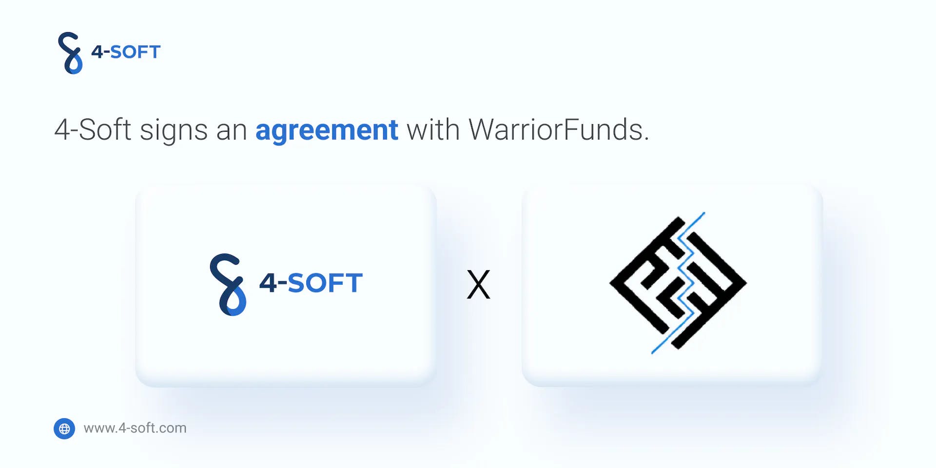 4-Soft and WarriorFunds inks partnership agreement